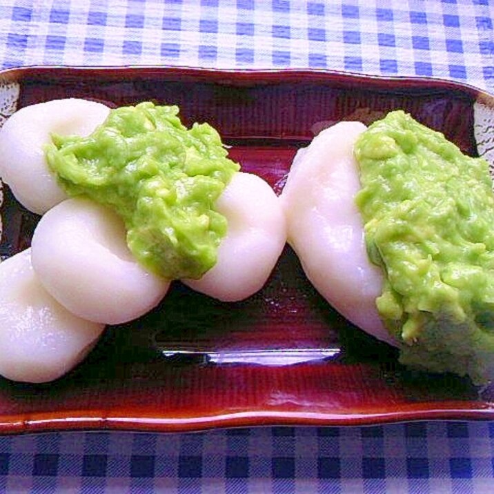 アボカド&ハチミツでずんだ餅風和スイーツ!?
